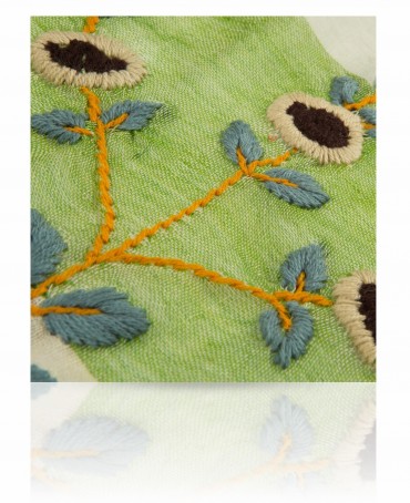 Палантин Женский ZW.EMB/TAUPE2